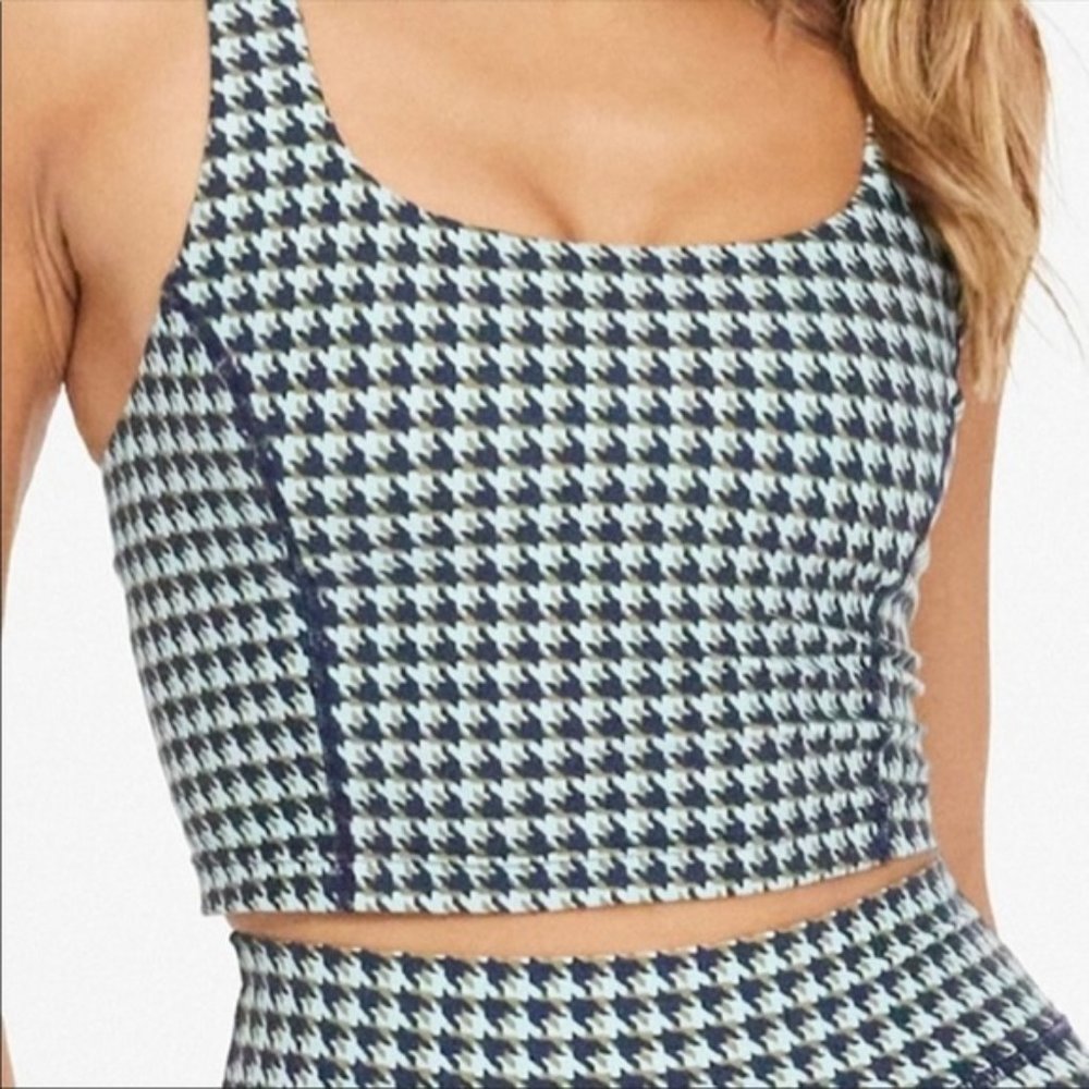 COPY - The Upside x Anthropologie Edita Gingham Cropped Tank